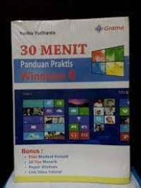 Image of 30 menit panduan praktis windows 8