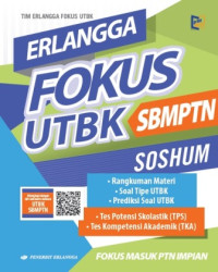 Image of Erlangga fokus UTBK SBMPTN SOSHUM
