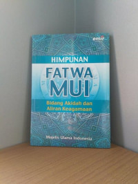 Image of Himpunan fatwa mui : bidang akidah dan aliran keagamaan